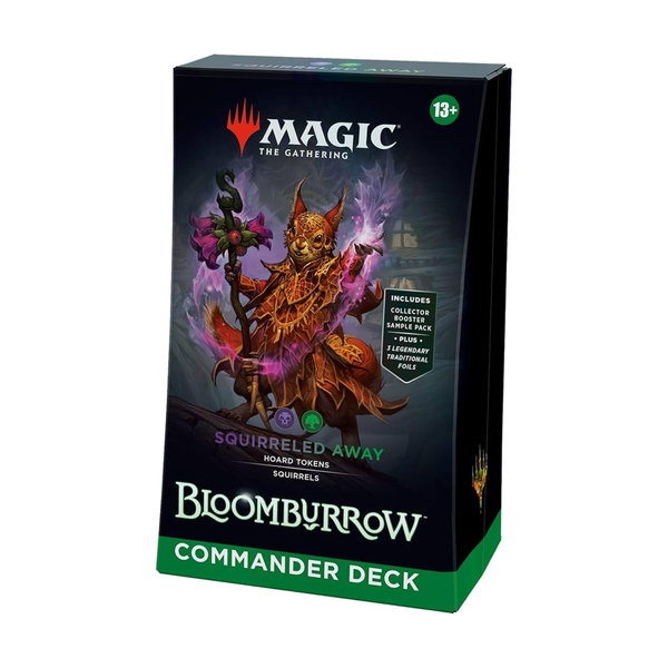 Magic The Gathering Bloomburrow Commander Deck Squirreled Away sealed deck