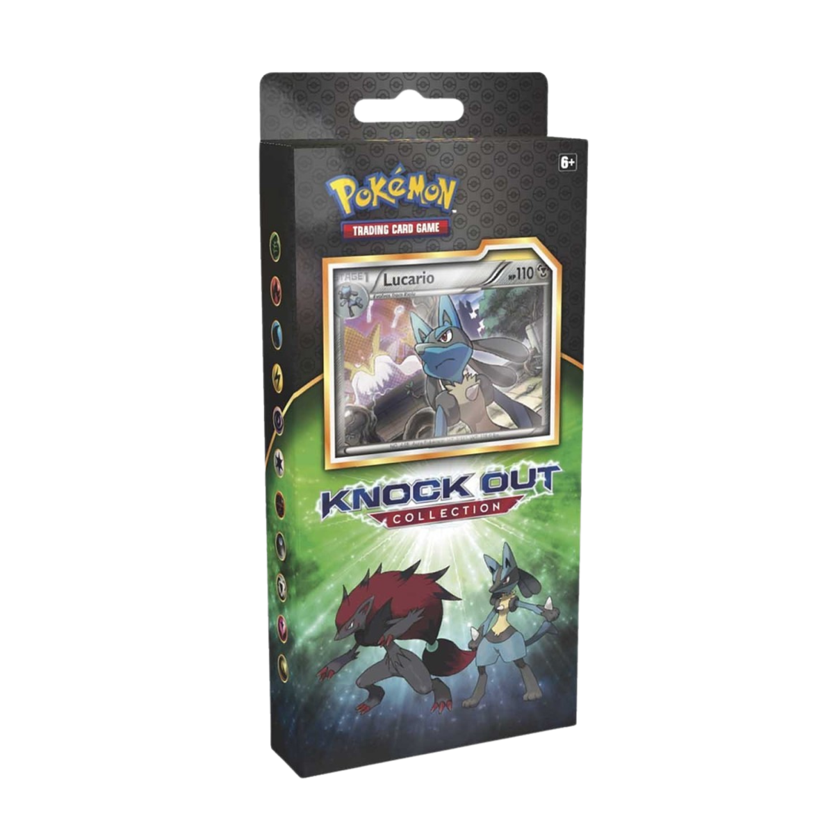 Pokémon Trading Card Game Knock Out Collection Lucario Bisharp and Zoroark with 2 Booster Packs