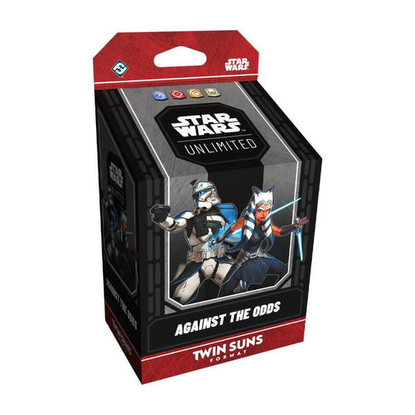 Star Wars Unlimited Twin Suns Format Against The Odds collectible card game themed product artwork