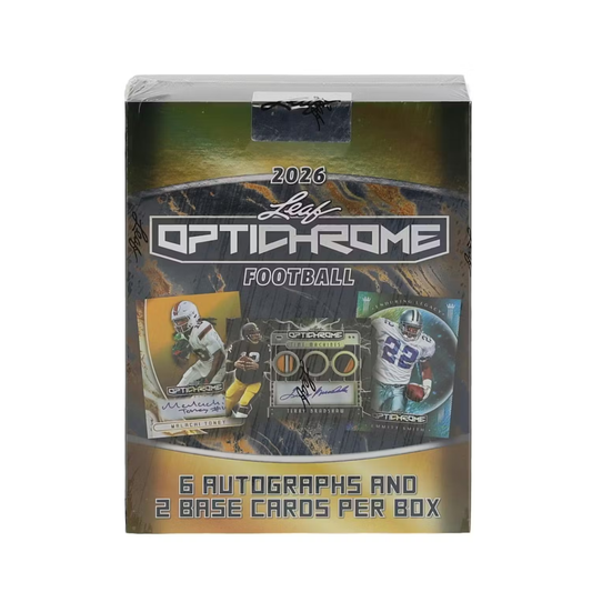 Leaf Optichrome Football Hobby 2026 trading card hobby box