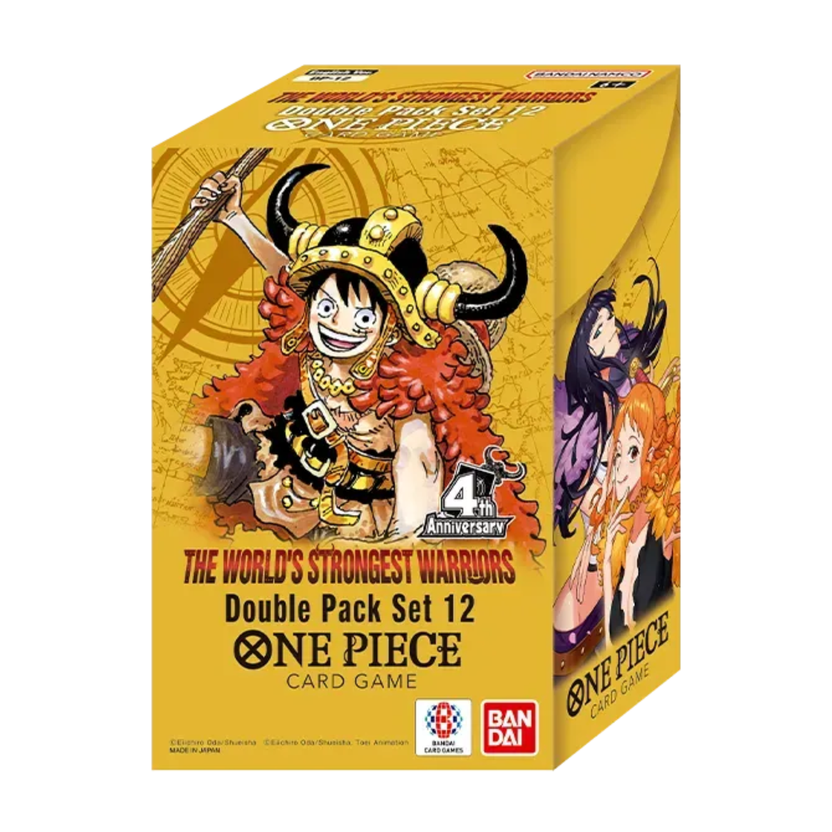 One Piece Card Game OP-17 Double Pack Set 12 The Worlds Strongest Warriors 4th Anniversary