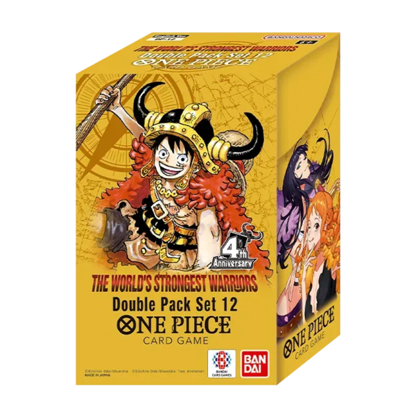 One Piece Card Game OP-17 Double Pack Set 12 The Worlds Strongest Warriors 4th Anniversary