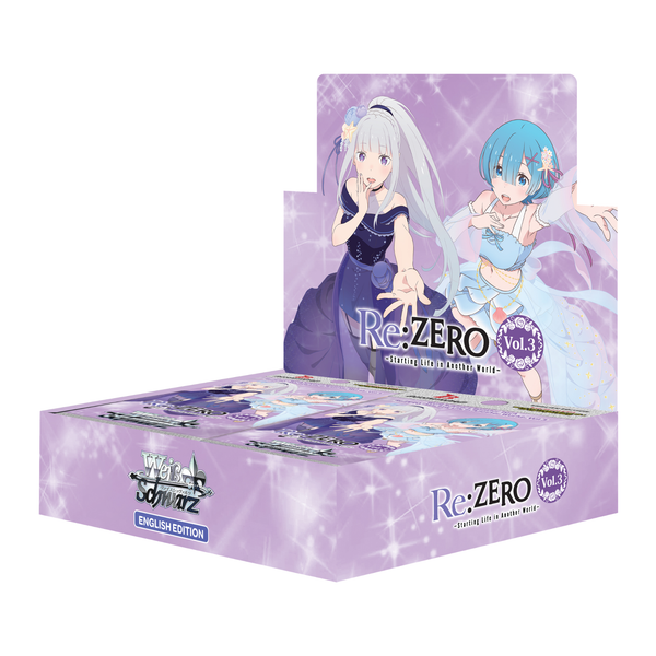 Weiss Schwarz Re Vol. 3 Booster Box | Collectible Trading Cards TCG | Anime Card Game Booster Box for Re Fans and Collectors