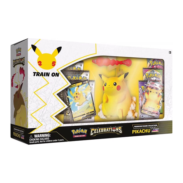 Pokemon TCG Celebrations Pikachu VMAX Premium Figure Collection box