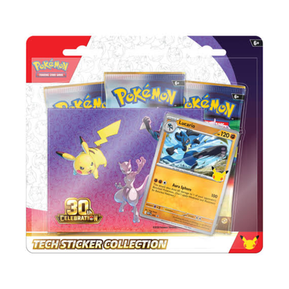 Pokémon TCG: 30th Celebration Tech Sticker Collection (Lucario) - (PREORDER - Release Date Sept. 16, 2026)