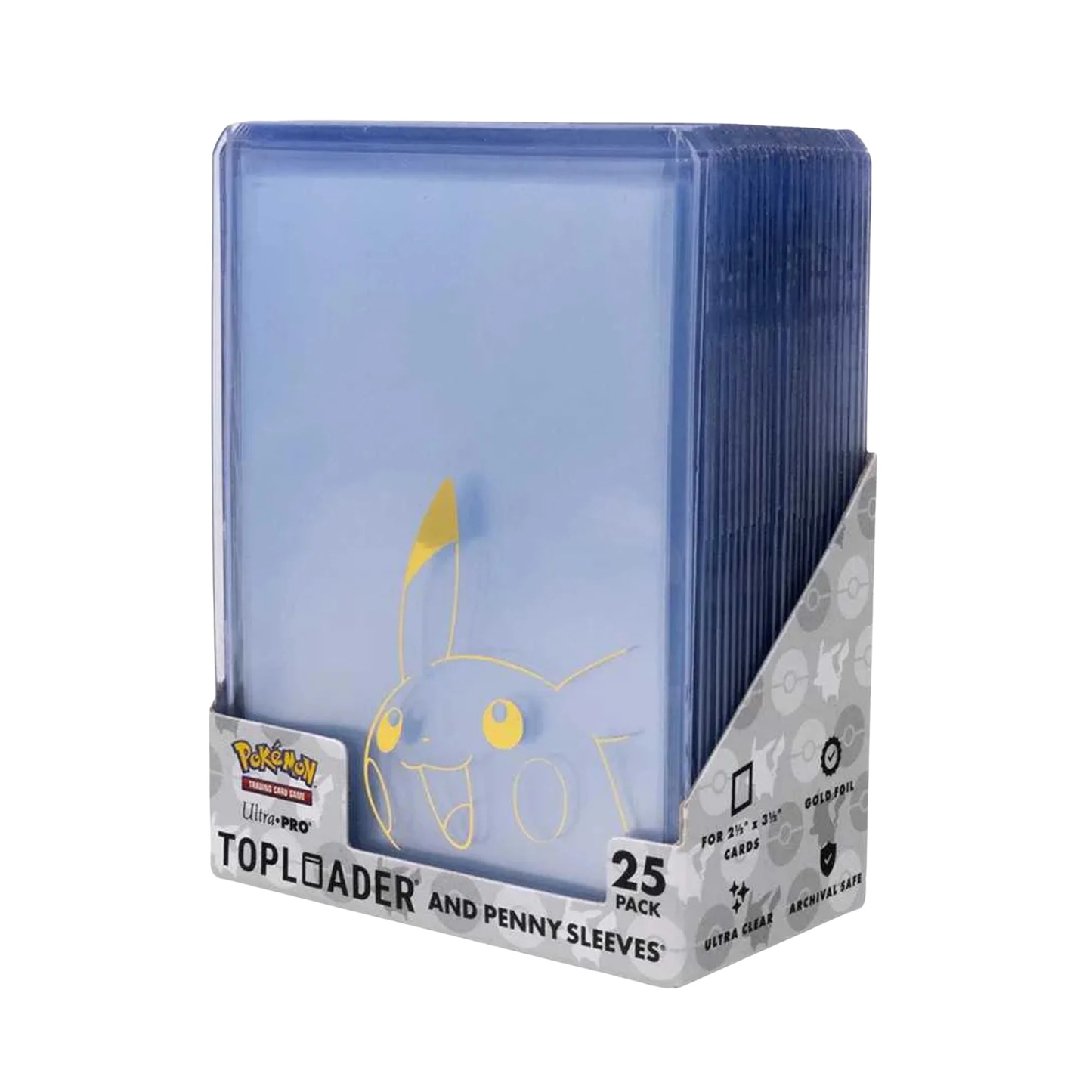 Ultra Pro Pokemon Top Loader with Penny Sleeves Pikachu for trading card protection and storage