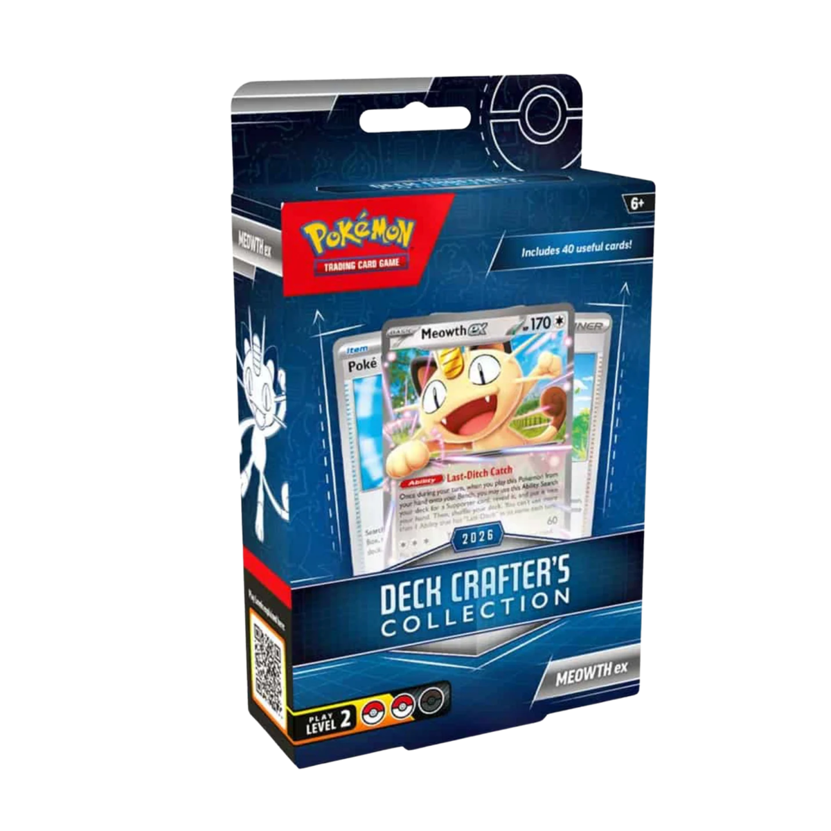 Pokémon Trading Card Game Deck Crafter's Collection Meowth ex with 39 Trainer Cards and Booster Pack