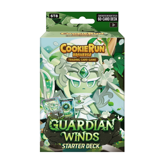CookieRun Braverse TCG ST-08 Guardian Winds Green Starter Deck with 60 trading cards