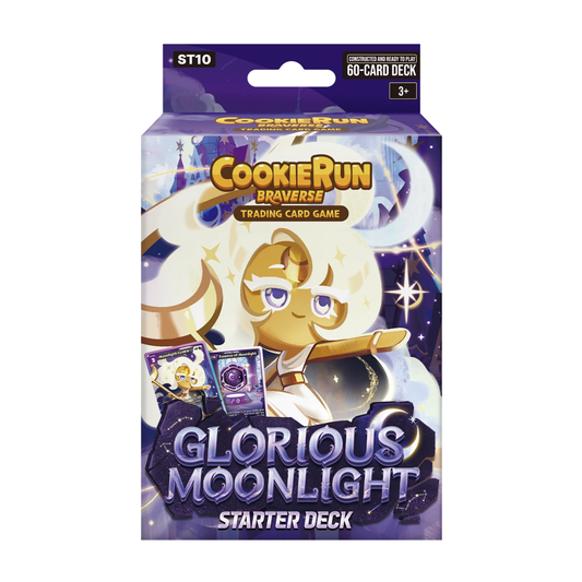 CookieRun Braverse TCG ST-10 Glorious Moonlight Purple Starter Deck with 60 trading cards