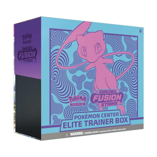 Pokemon TCG Sword and Shield Fusion Strike Pokemon Center Elite Trainer Box
