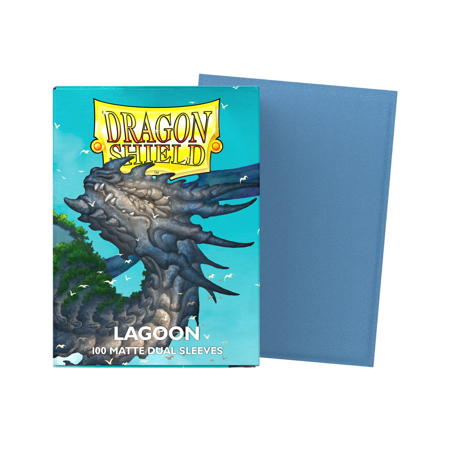 Dragon Shield Dual Matte Sleeves Lagoon 100 count protective trading card sleeves