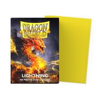 Dragon Shield Dual Matte Sleeves Lightning 100 count trading card game protective sleeves