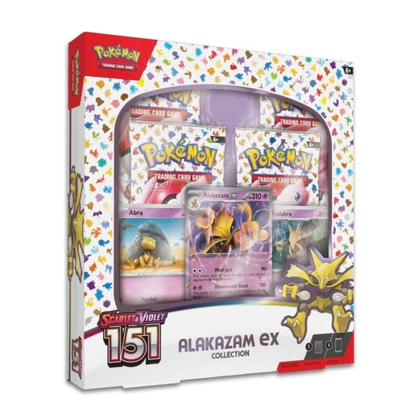 Pokemon TCG Scarlet and Violet 151 Alakazam ex Collection sealed box