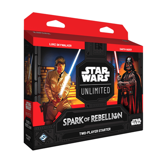 Star Wars Unlimited TCG Sparks of Rebellion 2 Player Starter Deck Luke Skywalker and Darth Vader