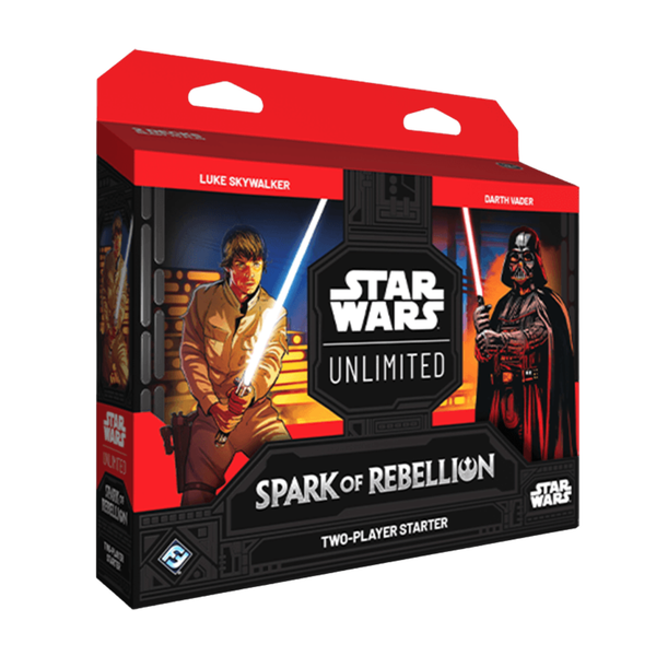 Star Wars Unlimited TCG Sparks of Rebellion 2 Player Starter Deck Luke Skywalker and Darth Vader