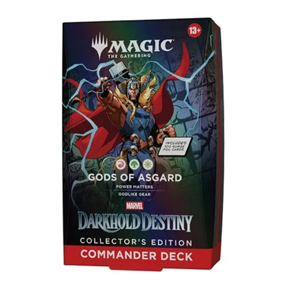 Magic The Gathering Marvel Darkhold Destiny Gods of Asgard Commander Deck Collector's Ed. (Pre-Order April 2027)