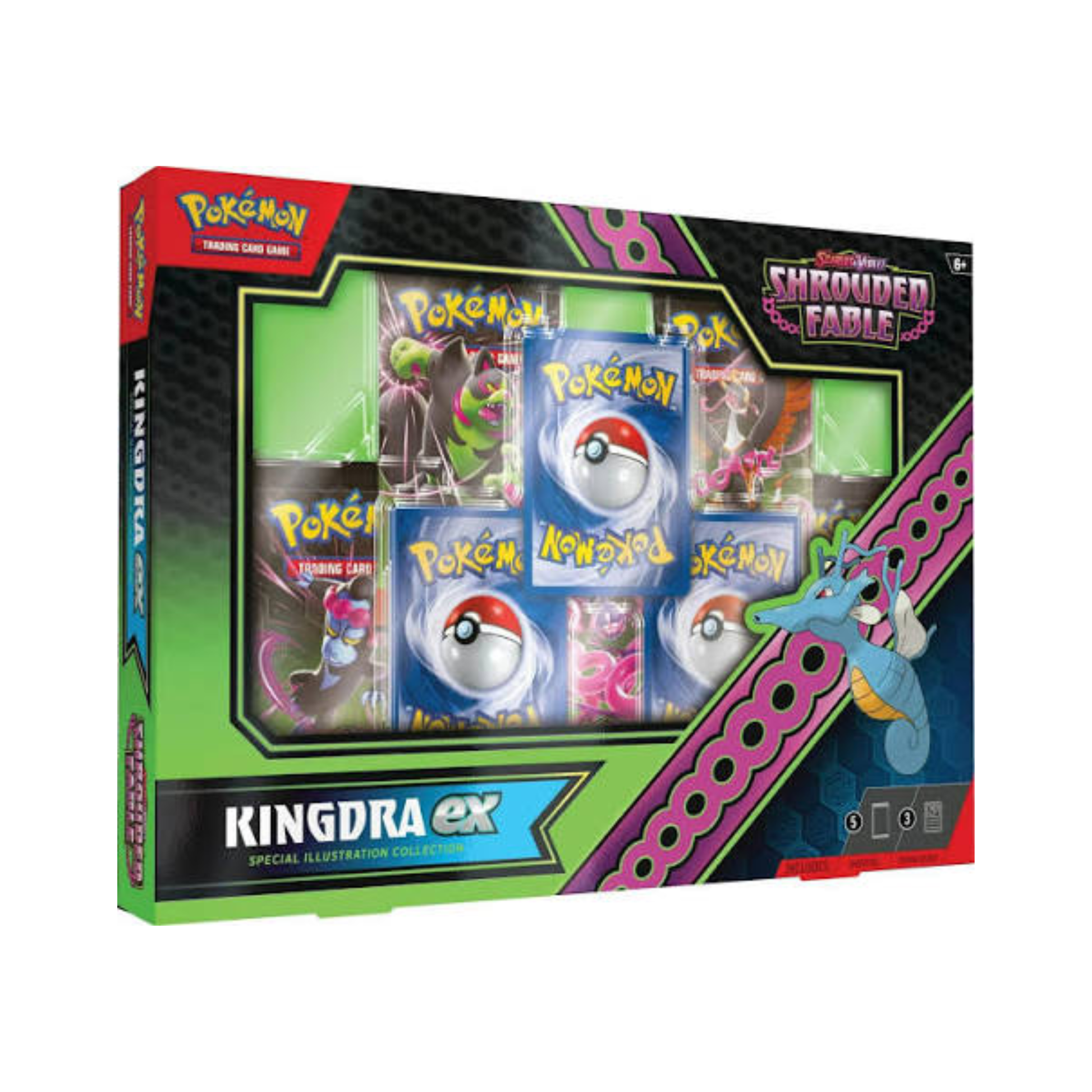 Pokemon TCG Shrouded Fable Kingdra ex Special Illustration Collection sealed box