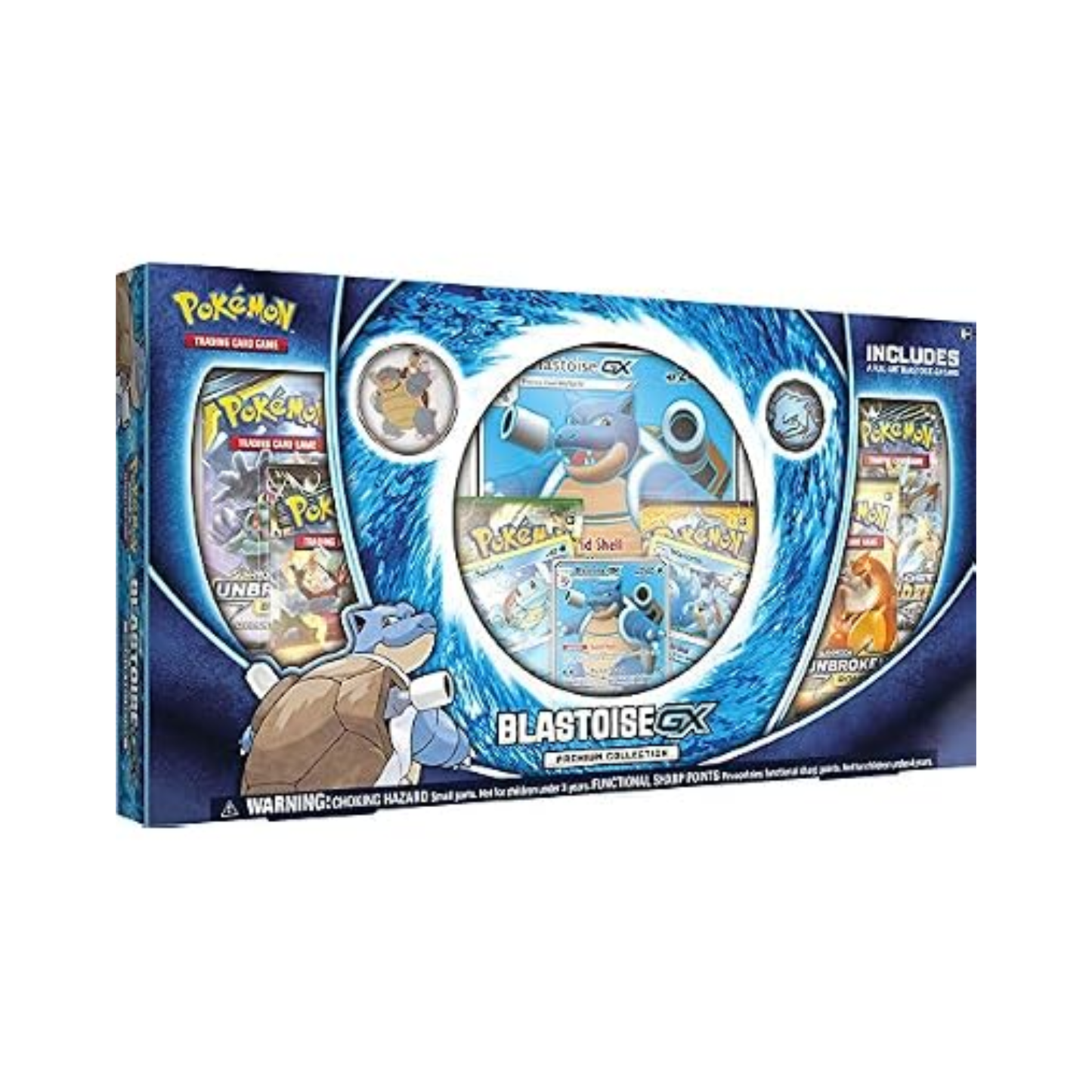 Pokemon TCG Blastoise GX Premium Collection sealed box