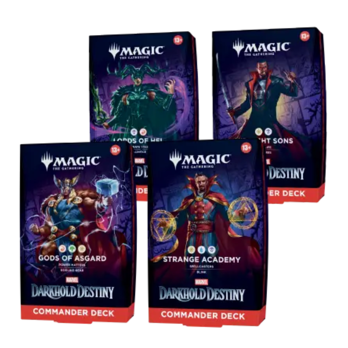 Magic The Gathering Marvel Darkhold Destiny Commander Deck Sealed Case (Set of 4 Decks) (Pre-Order April 2027)
