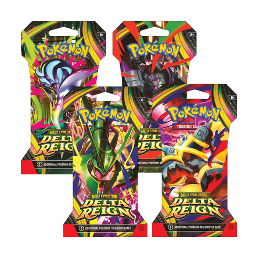 Pokemon TCG ME06 Mega Evolution Delta Reign Sleeved Booster Art Set 4 Packs (PREORDER - Release Date November 06, 2026)