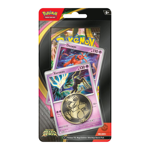 Pokemon TCG ME06 Delta Reign Single Pack Blister Target Exclusive Xerneas Promo Card Pack Collector Sealed (PREORDER - Release Date November 06, 2026)