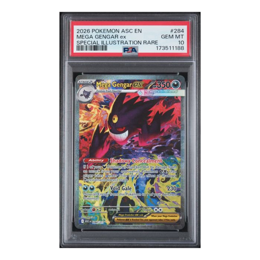 Pokemon Mega Gengar ex Ascended Heroes SIR PSA 10 graded trading card