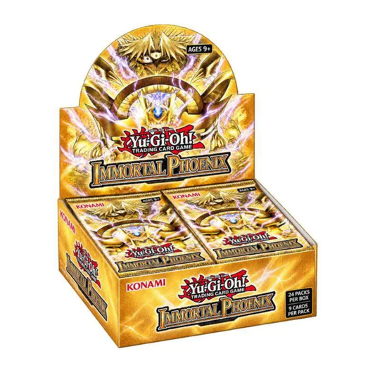 Yu-Gi-Oh! Immortal Phoenix Core Booster Box, 24 Packs, 9 Cards per Pack, Trading Card Game Collectible Booster Box (PREORDER - Release Date January 29, 2027)