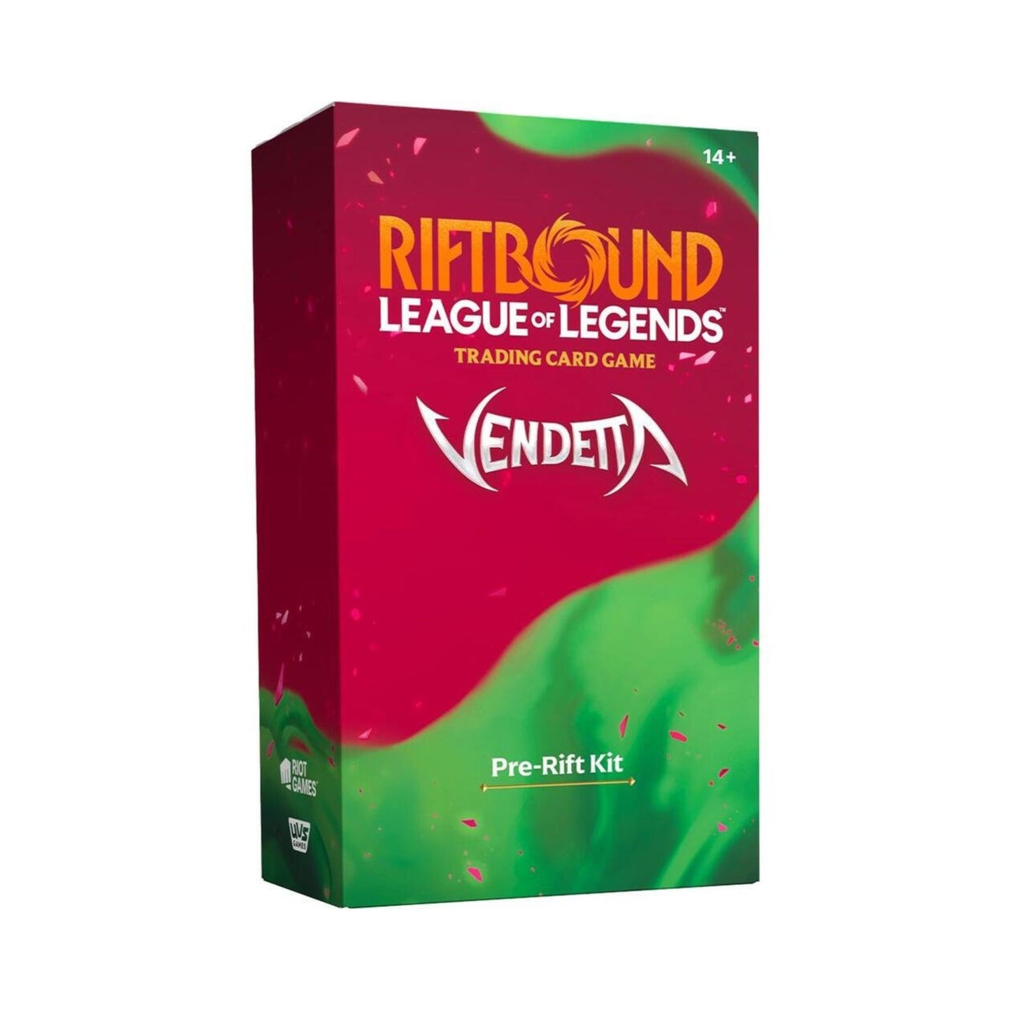 Riftbound League of Legends TCG Vendetta Pre-Rift Kit | Preconstructed Champion Deck, 5 Vendetta Booster Packs & Promo Card | Trading Card Game Starter Kit (PREORDER - Release Date July 2026)