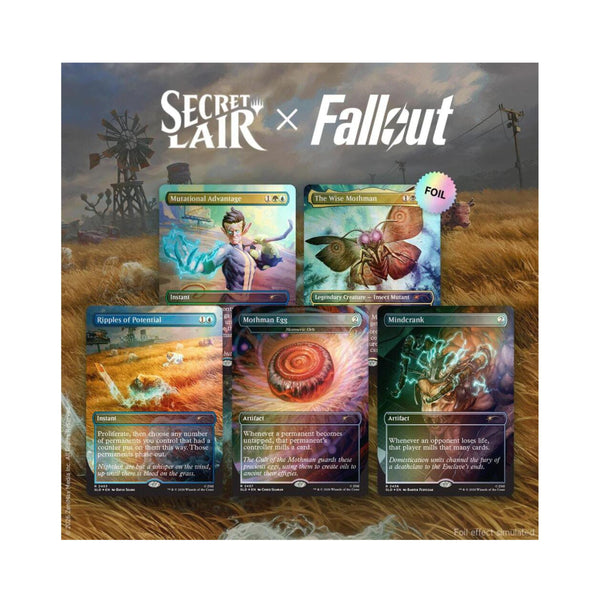 Magic The Gathering Secret Lair x Fallout Radiation Foil Edition sealed