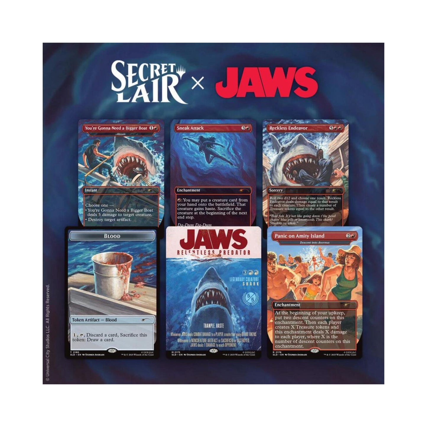 Magic The Gathering Secret Lair x Jaws Terror of Amity Island sealed