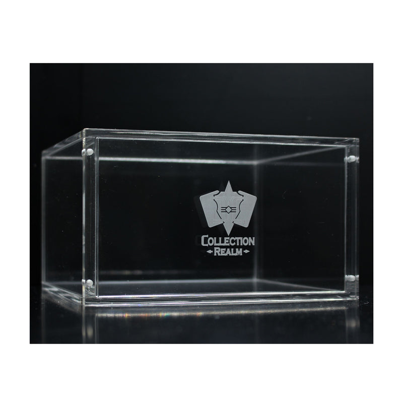 Pokémon Booster Box Acrylic Display Case by Collection Realm – Stackable Clear Acrylic Protector with Magnetic Lid, UV Protection, Dust & Moisture Resistant for Collectors, 1-Pack (PRE-ORDER JULY 2026)