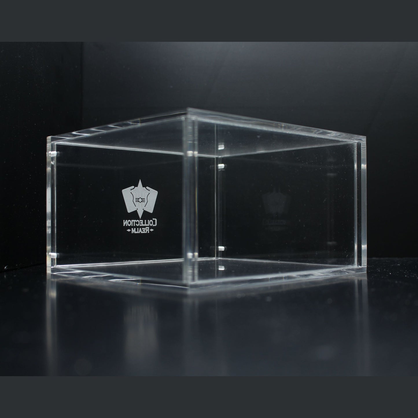 Pokémon Booster Box Acrylic Display Case by Collection Realm – Stackable Clear Acrylic Protector with Magnetic Lid, UV Protection, Dust & Moisture Resistant for Collectors - 5-Pack