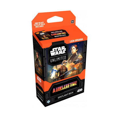 Fantasy Flight Games Star Wars Unlimited A Lawless Time Leia Organa Spotlight Deck - Pre-Constructed TCG Card Deck, Collectible Trading Cards for Star Wars Card Game Players and Collectors