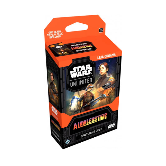 Fantasy Flight Games Star Wars Unlimited A Lawless Time Leia Organa Spotlight Deck - Pre-Constructed TCG Card Deck, Collectible Trading Cards for Star Wars Card Game Players and Collectors