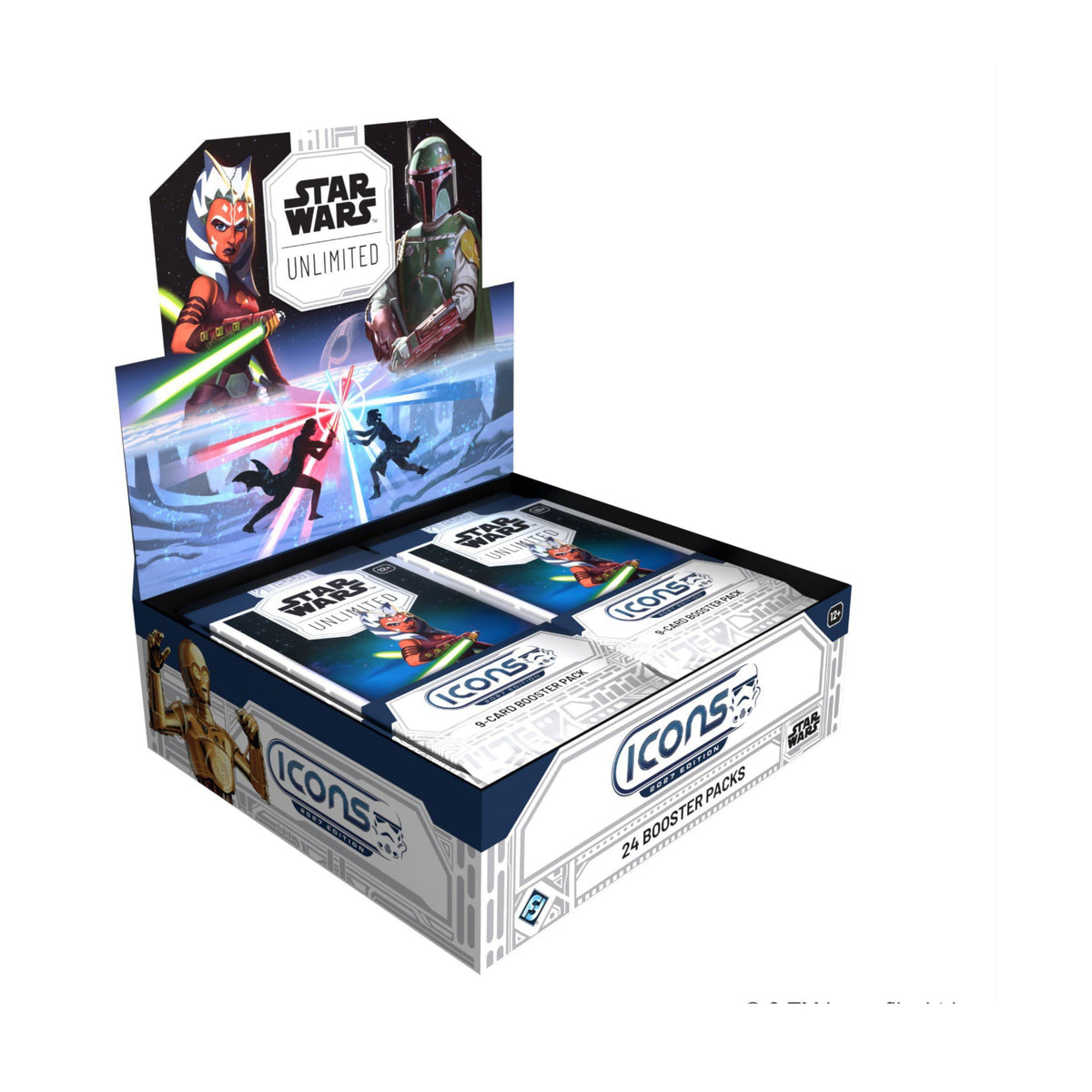 Star Wars: Unlimited Icons 2027 Edition Booster Display Box, 24 Packs, 9 Cards per Pack, Trading Card Game Booster Box for Players and Collectors (PREORDER - Release Date November  20, 2026)