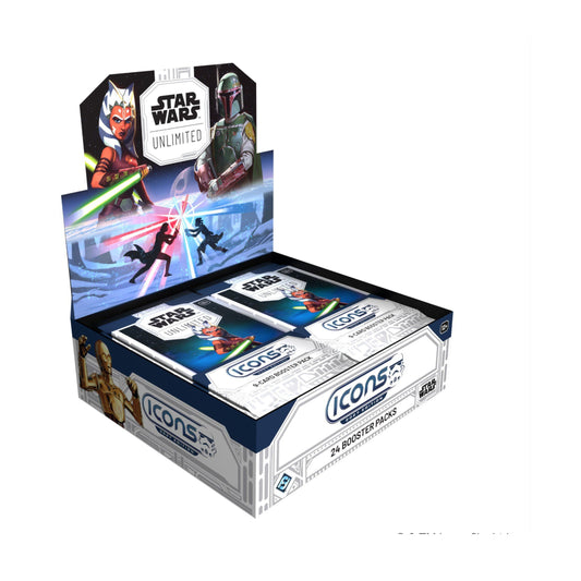 Star Wars: Unlimited Icons 2027 Edition Booster Display Box, 24 Packs, 9 Cards per Pack, Trading Card Game Booster Box for Players and Collectors (PREORDER - Release Date November  20, 2026)