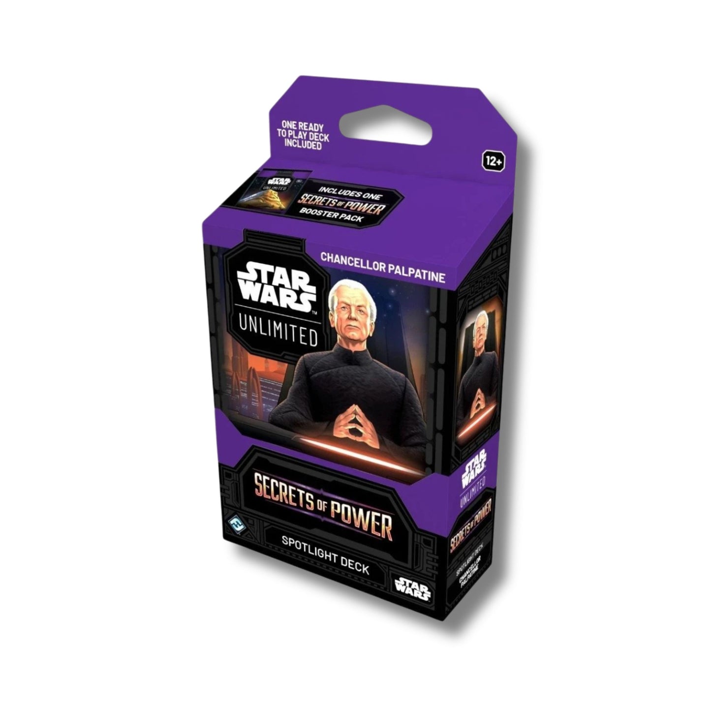 Star Wars Unlimited Secrets of Power Spotlight Deck Chancellor Palpatine Trading Card Game