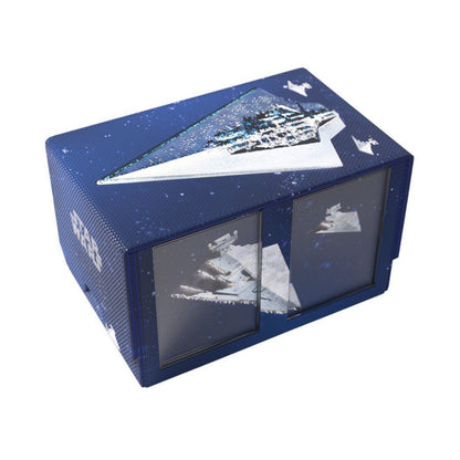Star Wars Unlimited Double Deck Pod Star Destroyers – Official Premium Deck Box for 2 Double-Sleeved 60-Card Decks, UV-Protected Leader Card Cases, Token Drawers, Magnetic Closure Storage Box (PRE-ORDER)