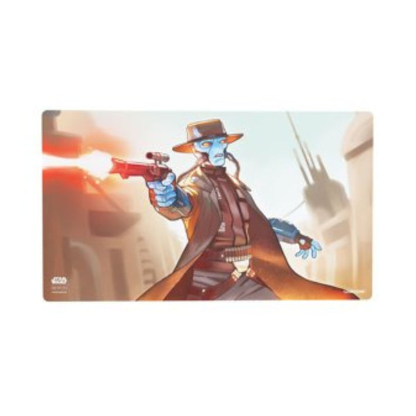 Star Wars Unlimited Game Mat featuring Cad Bane with themed Star Wars artwork