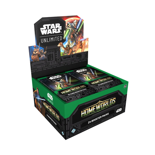Star Wars Unlimited Homeworlds Booster Box, 24 Booster Packs, Trading Card Game Display, Collectible Cards with Rare or Legendary, Leader, Base/Token & Foil Cards (PREORDER - Release Date October 9, 2026)