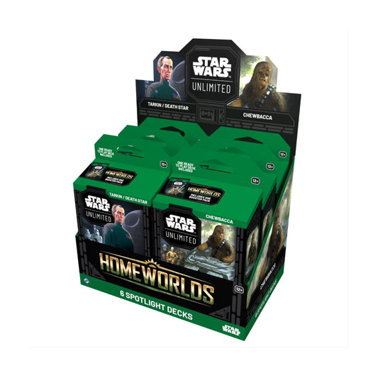 Star Wars Unlimited Homeworlds Spotlight Deck Display (PRE-ORDER)