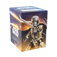 Star Wars Unlimited Soft Crate Captain Phasma, Trading Card Storage Case for TCG Sleeves, Deck Sleeves, Card Protectors and Collectible Trading Cards