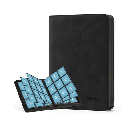 TCGUARD black 9 pocket trading card binder holding up to 540 cards