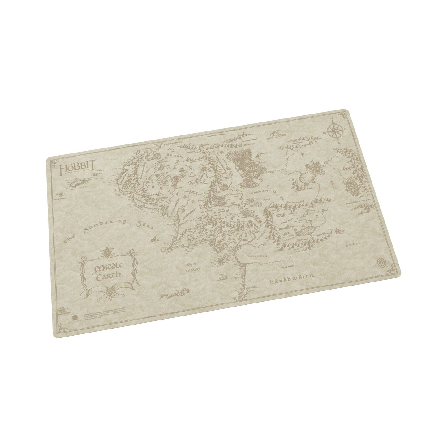 Ultimate Guard Sophoskin Playmat The Hobbit Middle-Earth Map Officially Licensed TCG Playmat Non-Slip Gaming Mat for Trading Card Games Desk Protection (PRE-ORDER - Release Date: July 28, 2026)