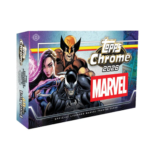 Topps Chrome Marvel Comics 2026 Hobby Box (PREORDER - Release Date July 1, 2026)