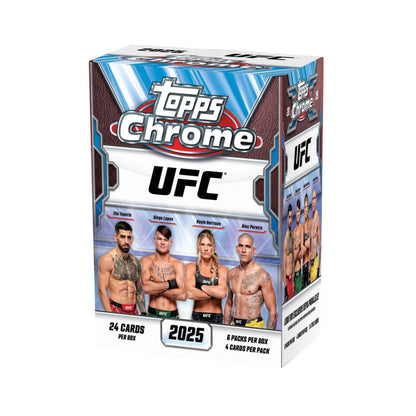 Topps Chrome UFC Trading Card 2025 Blaster Box – Collectible Sports Cards