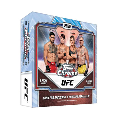 Topps Chrome UFC Trading Card 2025 Mega Box – Collectible Sports Cards