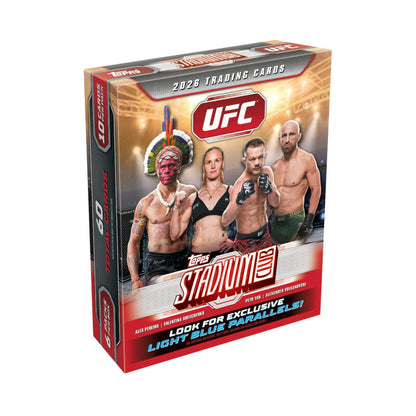 Topps UFC Stadium Club 2026 Trading Cards Mega Box with 6 packs and 60 cards