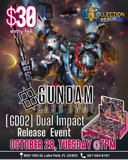 Gundam Card Game Dual Impact Tournament – October 28, Tuesday, 7:00 PM