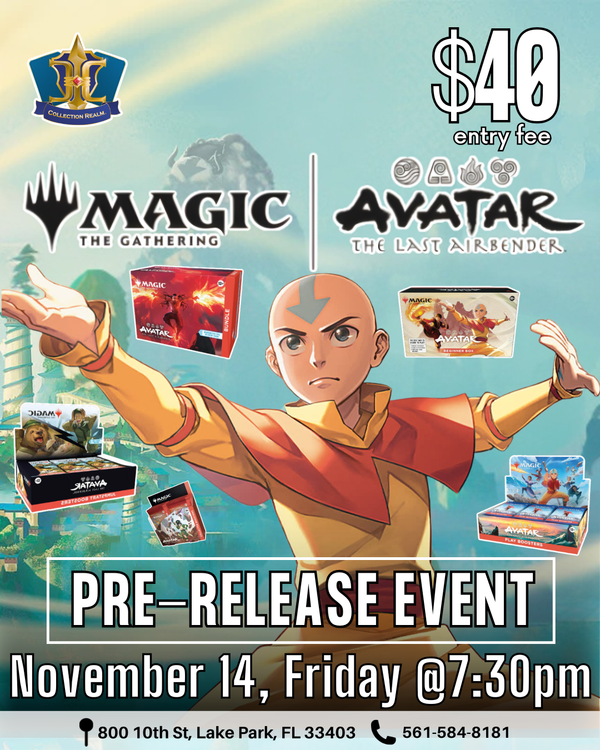 Magic The Gathering Avatar The Last Airbender Pre-Release Event Tournament